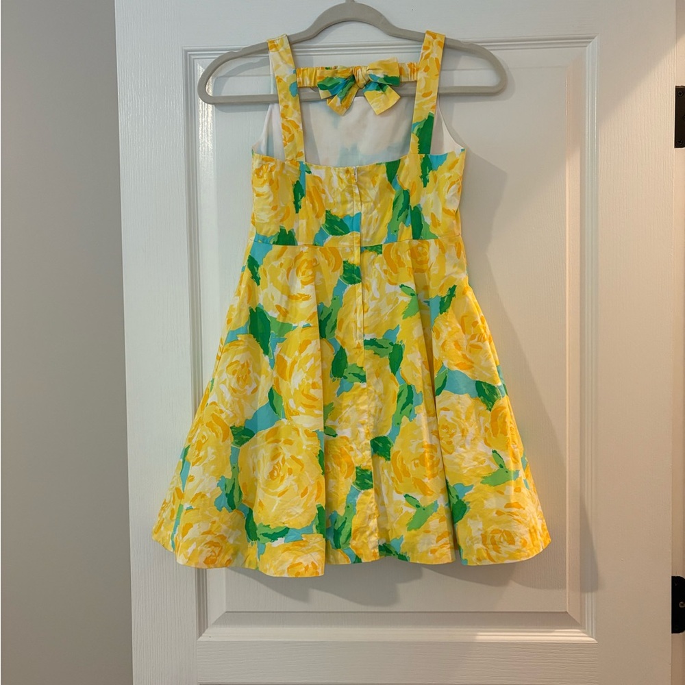 Lilly Pulitzer Girls Yellow First Impressions Dress - Picture 3 of 3